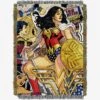 DC Comics Wonder Woman Gone Wonder Tapestry Throw -Cozy Comfort Shop 15343496 hi