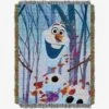 Disney In The Leaves Tapestry Throw
