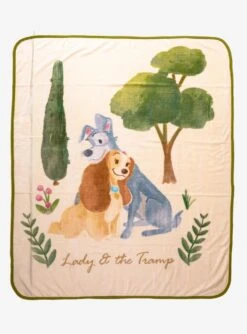 Disney Lady And The Tramp Pastel Floral Throw - BoxLunch Exclusive
