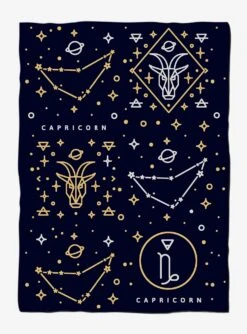 Capricorn Astrology Weighted Blanket