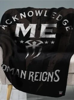 WWE Roman Reigns Plush Throw -Cozy Comfort Shop 18751923 av2