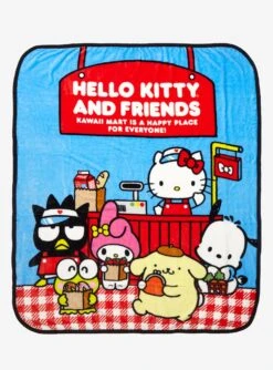 Sanrio Hello Kitty And Friends Kawaii Mart Throw - BoxLunch Exclusive