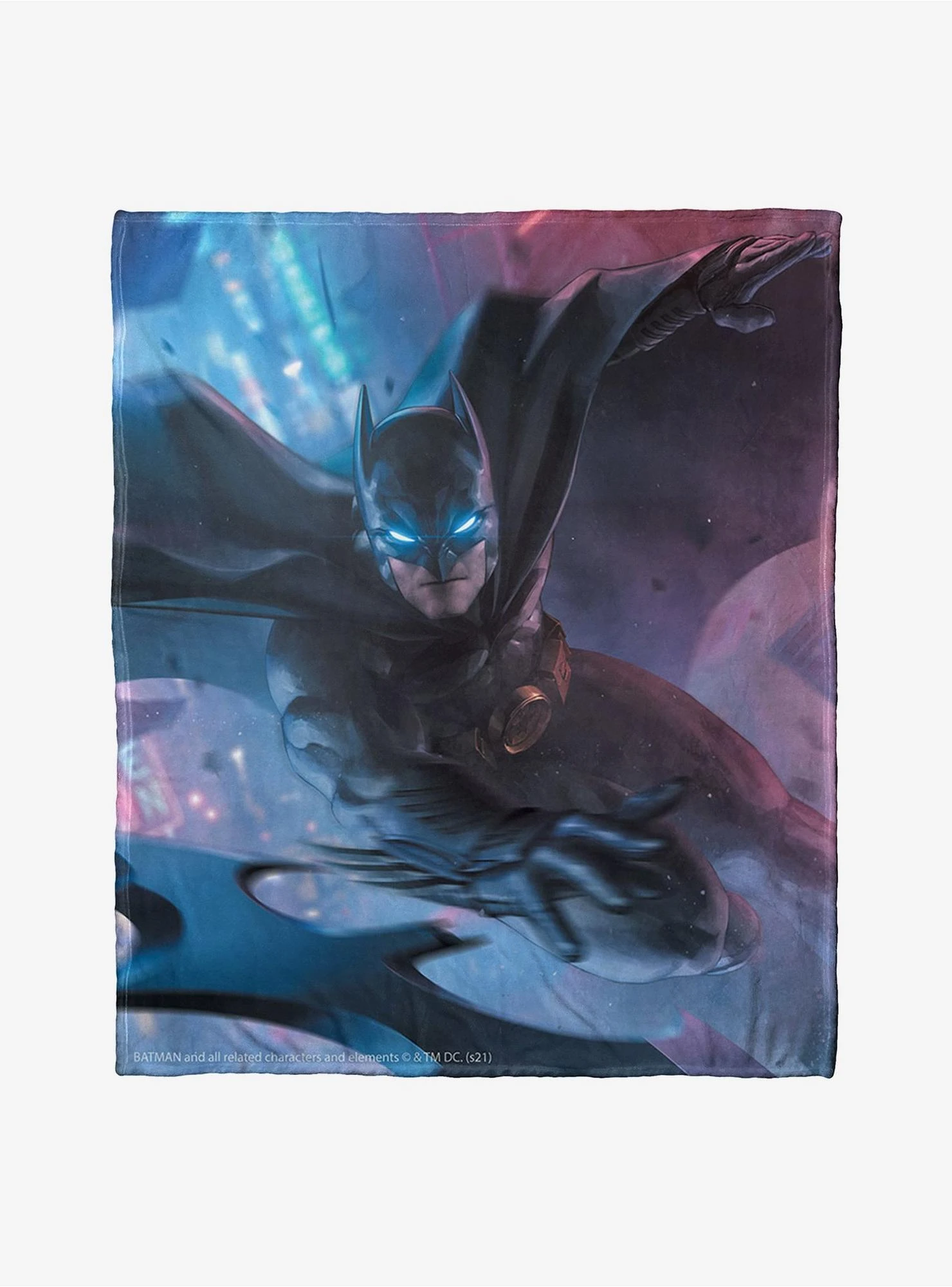 DC Comics Batman Batarang Cover Throw Blanket 2 DC Comics Batman Batarang Cover Throw Blanket