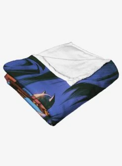 DC Comics Batman Time For Justice Throw Blanket -Cozy Comfort Shop 19293370 av3