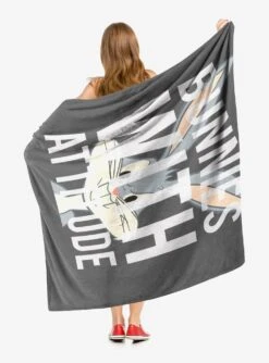 Looney Tunesattitude Throw Blanket -Cozy Comfort Shop 19293428 av1