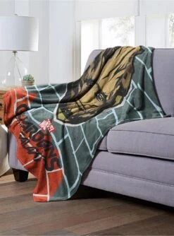 Marvel Guardians Of The Galaxy Trophy Groot Throw Blanket -Cozy Comfort Shop 19293474 av2