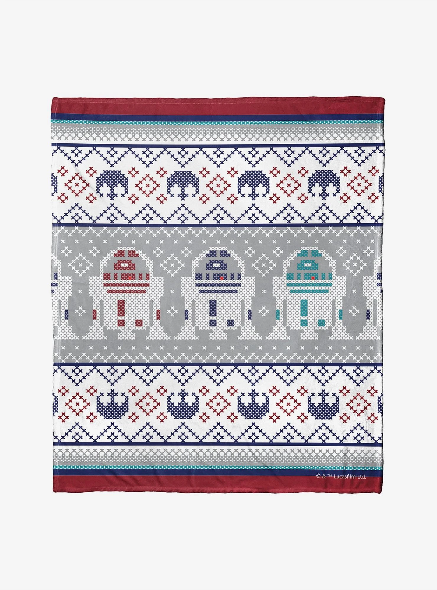 Star Wars R2D2 Sweater Throw Blanket 3 Star Wars R2D2 Sweater Throw Blanket
