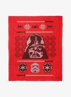 Star Wars Sith Xmas Sweater Throw Blanket