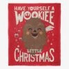 Star Wars Wookie Xmas Throw Blanket -Cozy Comfort Shop 19293697 hi