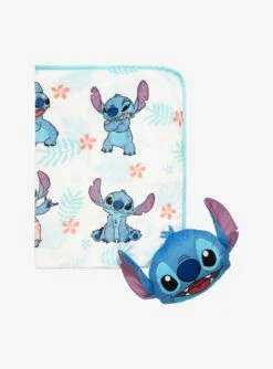 Disney Lilo & Stitch Tropical Stitch Pillow And Blanket Set