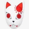 Demon Slayer: Kimetsu No Yaiba Tanjiro’s Warding Mask Die-Cut Pillow -Cozy Comfort Shop 19428765 hi