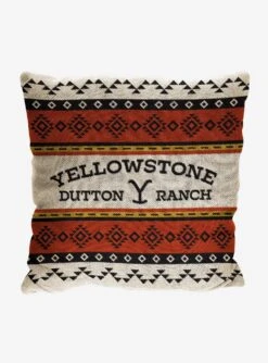 Yellowstone Montana Tribal Woven Jacquard Pillow