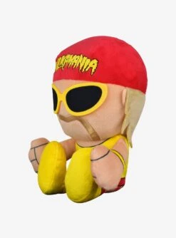 WWE Hulk Hogan Sleep Squad Throw Blanket & Kuricha Sitting Plush Bundle -Cozy Comfort Shop 20278631 av2