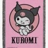 Kuromi So Sassy Woven Tapestry Throw Blanket -Cozy Comfort Shop 20785462 hi