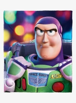 Disney Pixar Toy Story Buzz Bright Silk Touch Throw Blanket