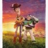 Disney Pixar Toy Story Carnival Pals Silk Touch Throw Blanket