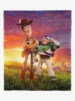 Disney Pixar Toy Story Carnival Pals Silk Touch Throw Blanket
