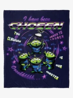Disney Pixar Toy Story Chosen Aliens Silk Touch Throw Blanket
