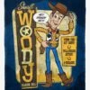 Disney Pixar Toy Story Western Woody Silk Touch Throw Blanket