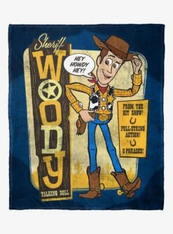 Disney Pixar Toy Story Western Woody Silk Touch Throw Blanket
