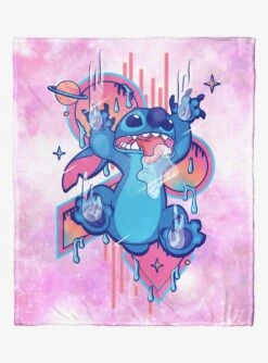 Disney Lilo & Stitch Wacky And Weird Silk Touch Throw Blanket