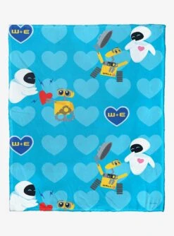 Disney Pixar Wall-E Robo Love Silk Touch Throw Blanket