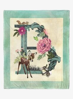 Disney Bambi 80Th Celebration B Is For Disney Bambi Silk Touch Throw Blanket