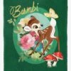 Disney Bambi 80Th Celebration Disney Bambi Bouquet Silk Touch Throw Blanket -Cozy Comfort Shop 20791174 hi