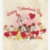 Disney Mickey & Friends Happy Valentine'S Day Group Silk Touch Throw Blanket