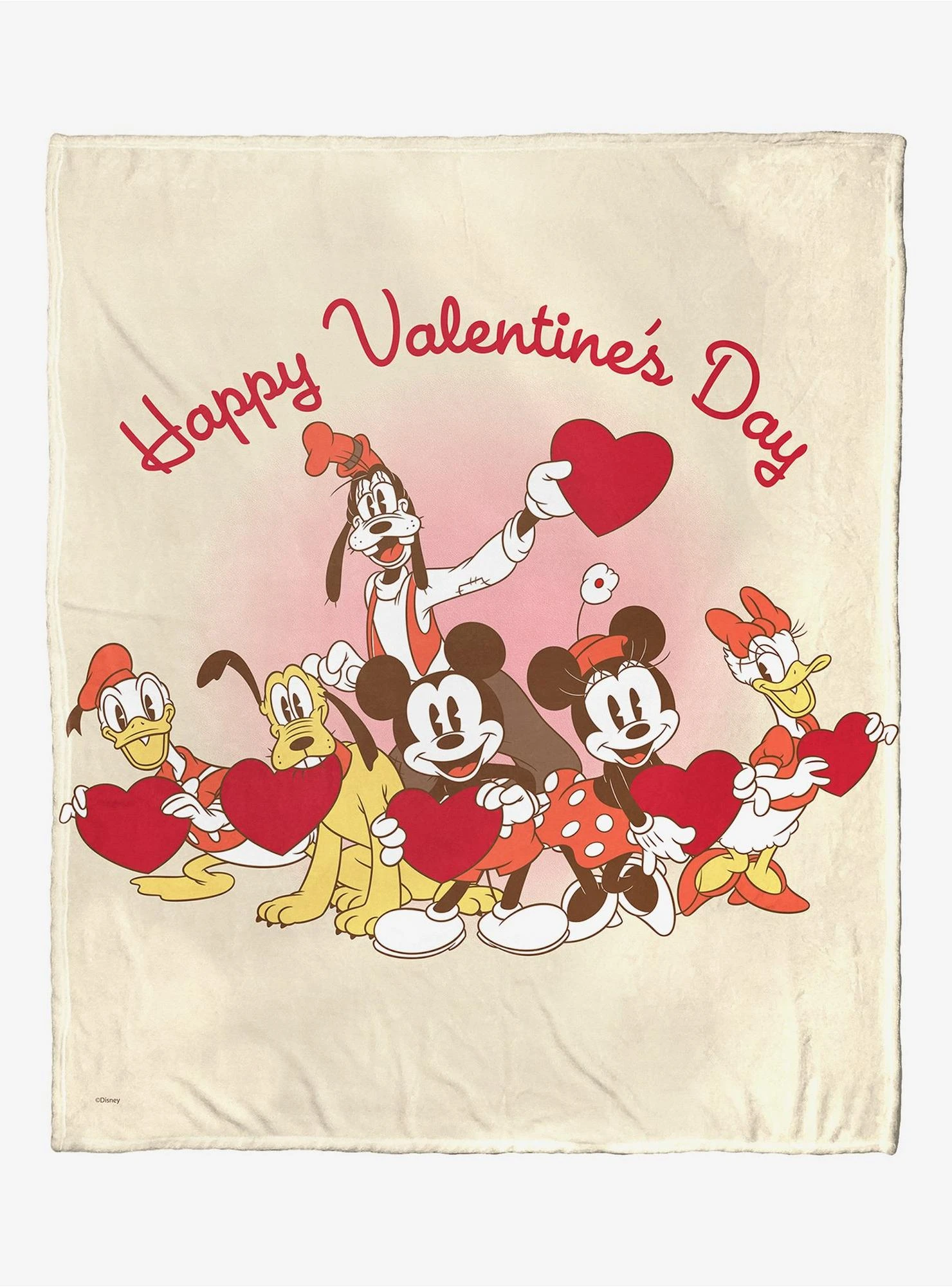 Disney Mickey & Friends Happy Valentine'S Day Group Silk Touch Throw Blanket 3 Disney Mickey & Friends Happy Valentine'S Day Group Silk Touch Throw Blanket